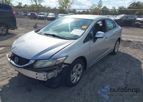 2013 Honda Civic Lx from USA, damaged, VIN 19XFB2F53DE067062